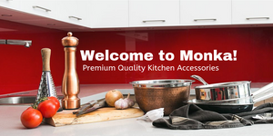 MONKA Premium Plastic Mixing Bowls With Non Slip Bottom & Pouring Spou –  Monka Brand