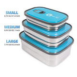 MONKA Bento Lunch Box Food Container Storage Set (3 In 1)